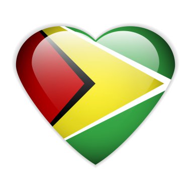 Guyana bayrak düğmesini.