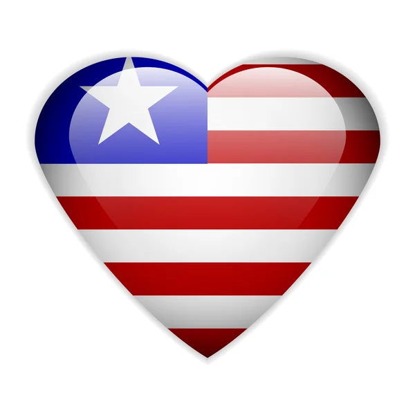 Liberia-Flagge. — Stockvektor