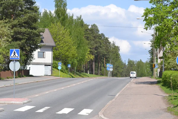 Lappeenranta kırsal sokağa.