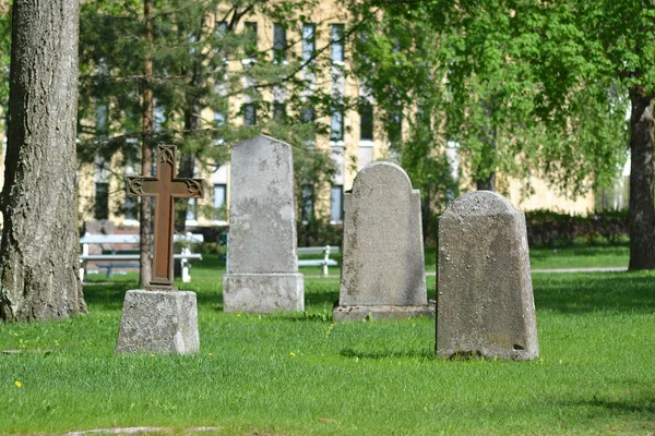 Old military cemetery in Lappeenranta — Stock Photo, Image