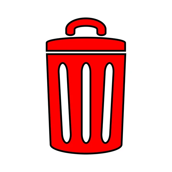 Garbage icon — Stock Vector