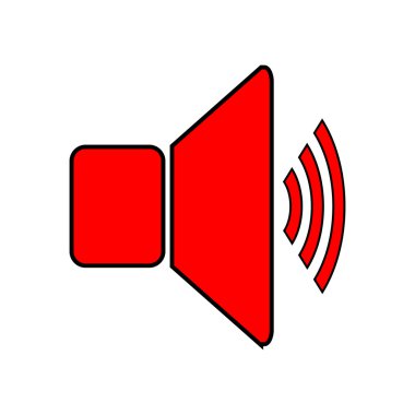 Hoparlör ses ayarı simgesi