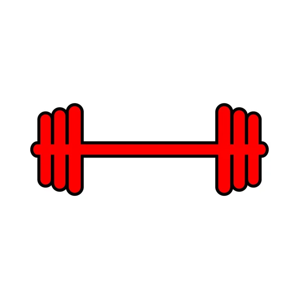 Barbell icon — Stock Vector