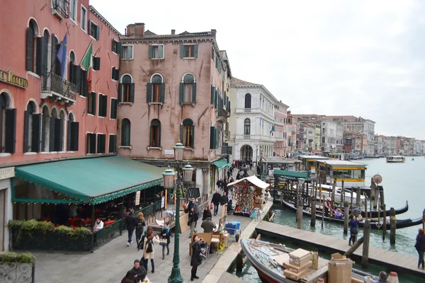 Banco del Canal Grande — Foto Stock