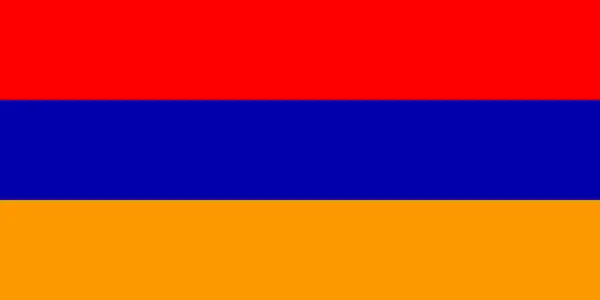 Flagga Armenien — Stock vektor