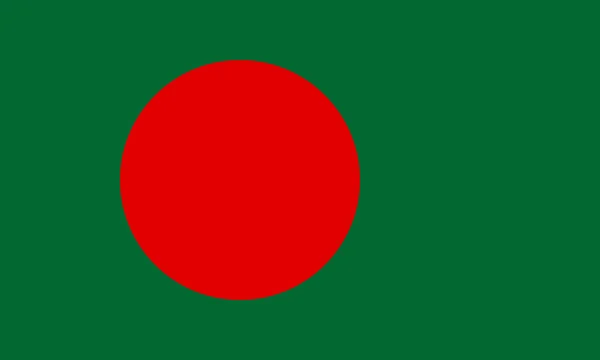 Flagge von Bangladesh — Stockvektor