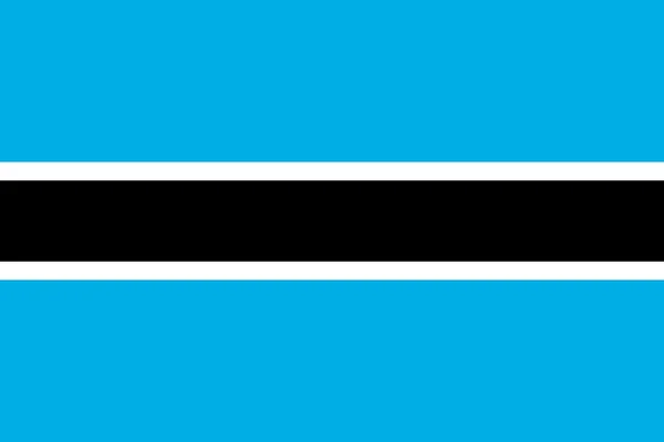 Flag of Botswana — Stock Vector