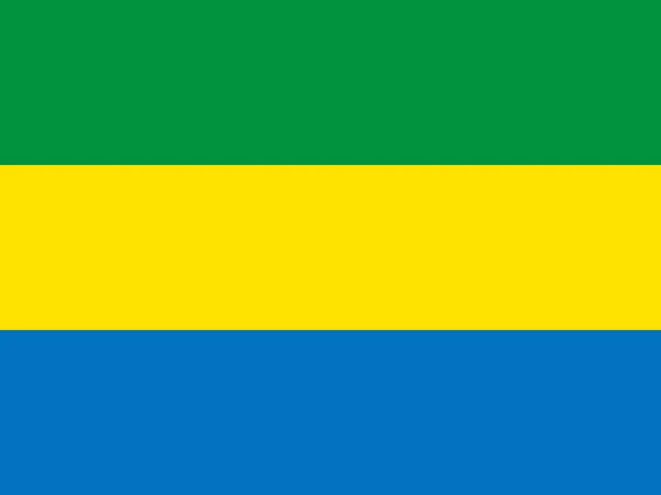 Vlag van Gabon — Stockvector