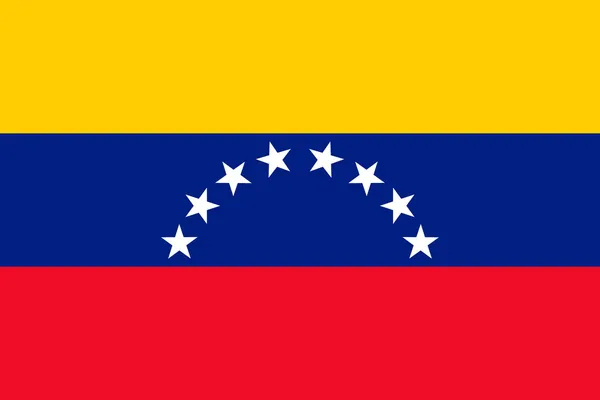 Venezuela zászlaja — Stock Vector