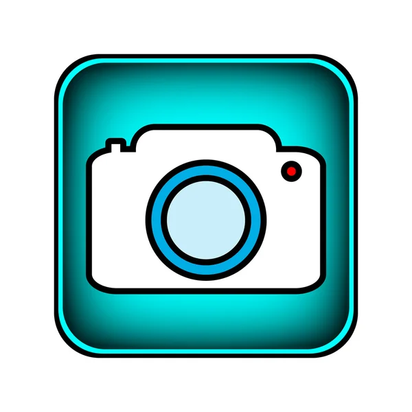 Camera button — Stock Vector