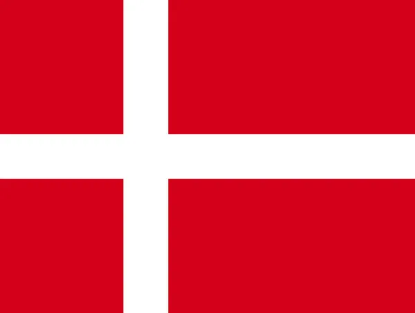 Under dansk flagg — Stock vektor