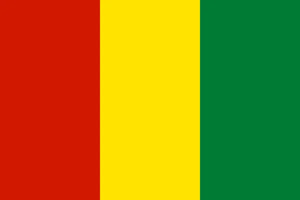 Flagge Guineas — Stockvektor