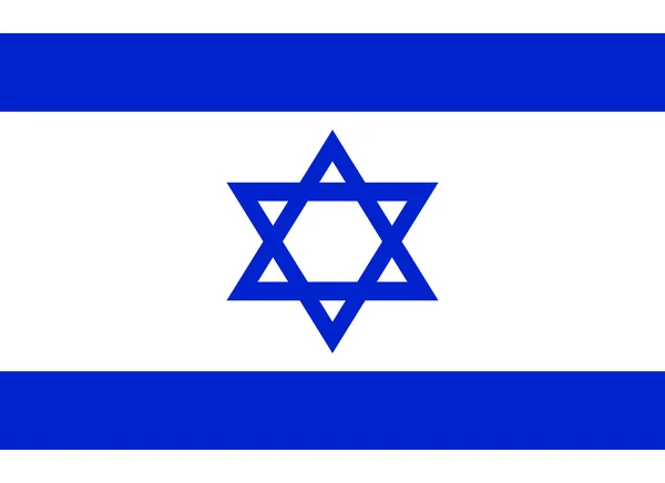 Flagge Israels — Stockvektor