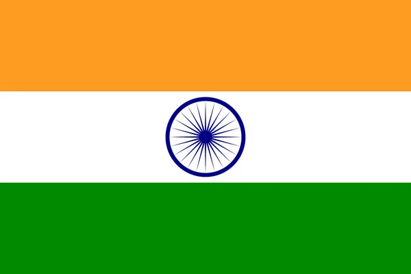 भारत का ध्वज — स्टॉक वेक्टर