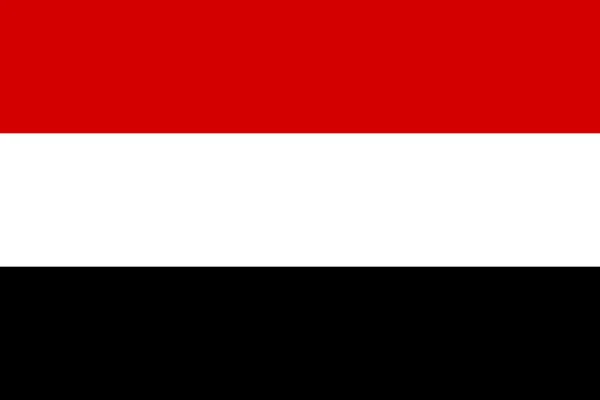 Vlag van Jemen — Stockvector