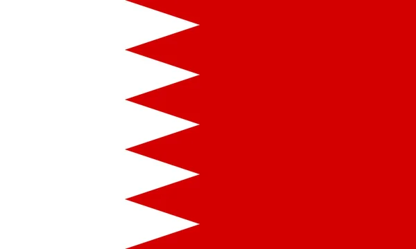 Flag of Bahrain — Stock Vector
