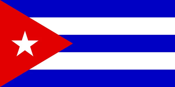Bandeira de Cuba —  Vetores de Stock