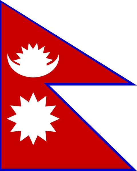 Bandera de Nepal — Archivo Imágenes Vectoriales