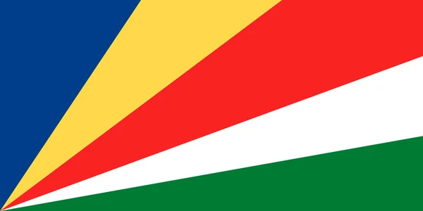 Flag of Seychelles. — Stock Vector