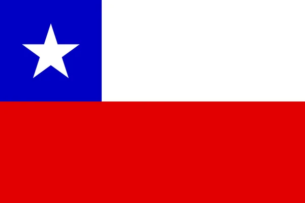 Bandera de Chile — Archivo Imágenes Vectoriales