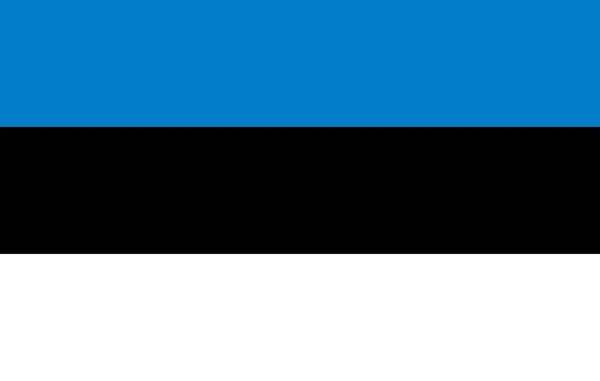 Flagge von Estland — Stockvektor