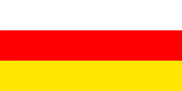 Flagge Südossetiens — Stockvektor