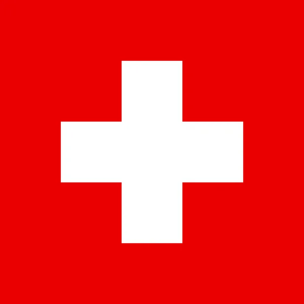 Svájci zászlaja — Stock Vector
