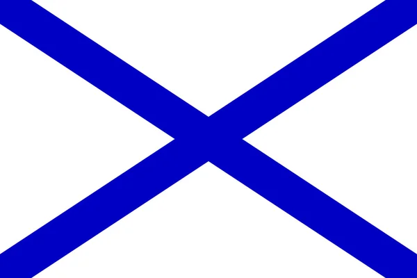 Флаг Святого Андрея — стоковый вектор