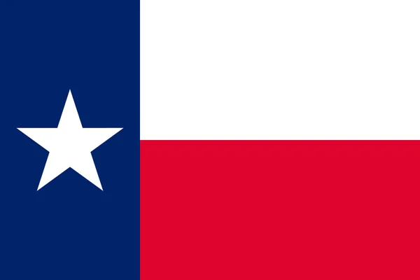 Bandera de Texas — Vector de stock