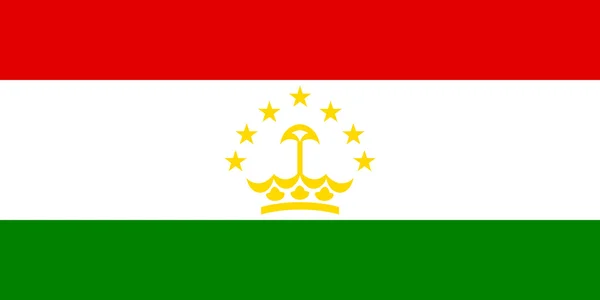 Bandeira do tajiquistão —  Vetores de Stock