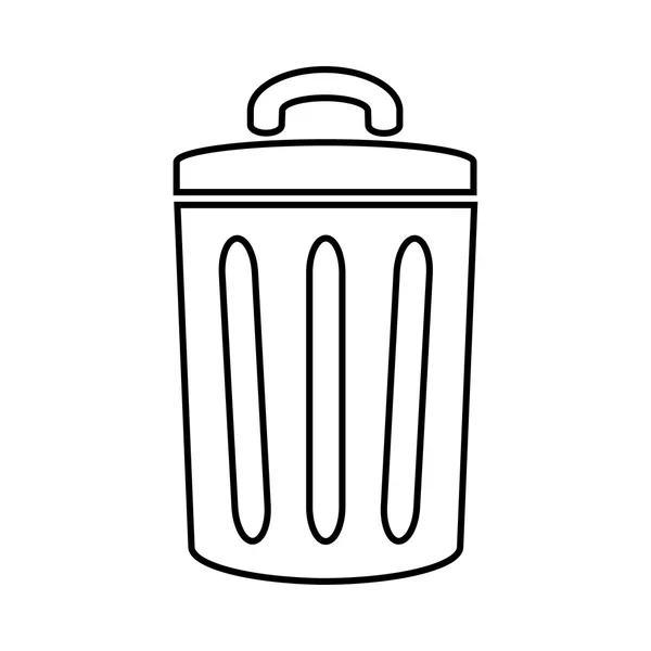 Vuilnis pictogram — Stockvector