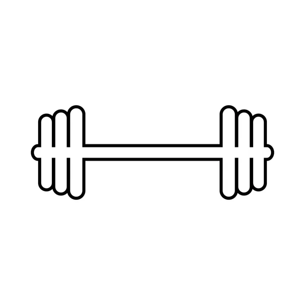 Barbell icon — Stock Vector