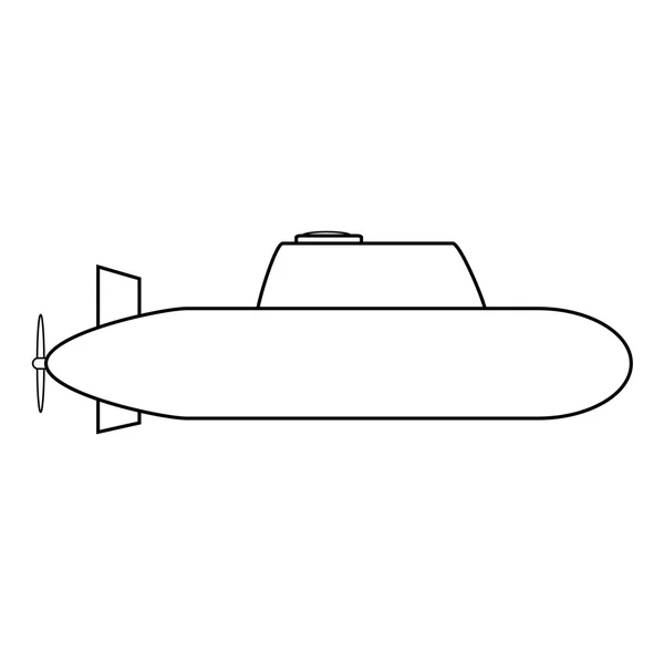 Icône sous-marine — Image vectorielle