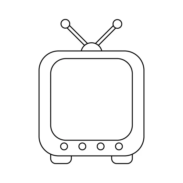 Icono de TV — Archivo Imágenes Vectoriales