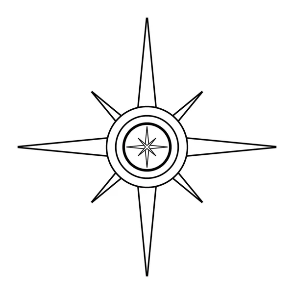 Compass icon — Stock Vector