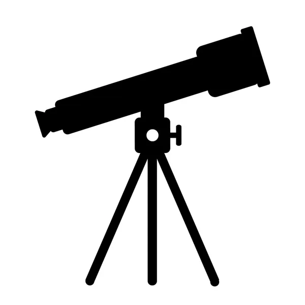 Icono del telescopio — Vector de stock