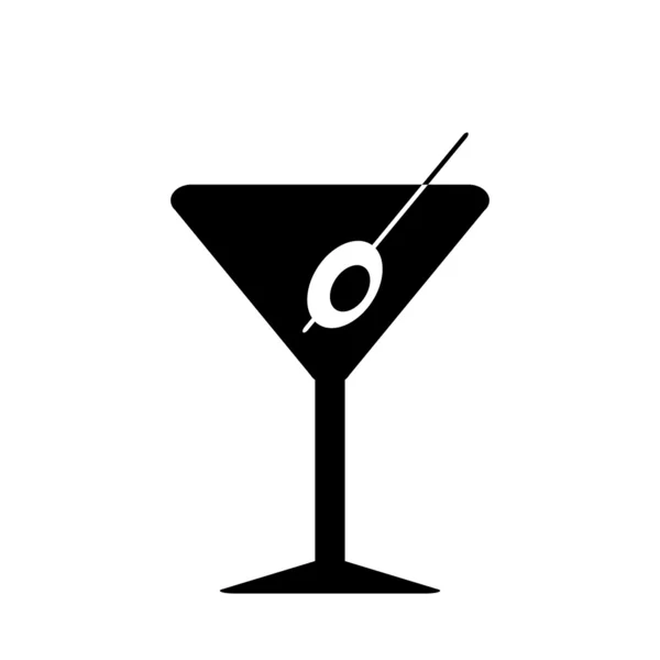 Martini bardağı. — Stok Vektör