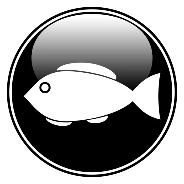Κουμπί ψάρια — Διανυσματικό Αρχείο