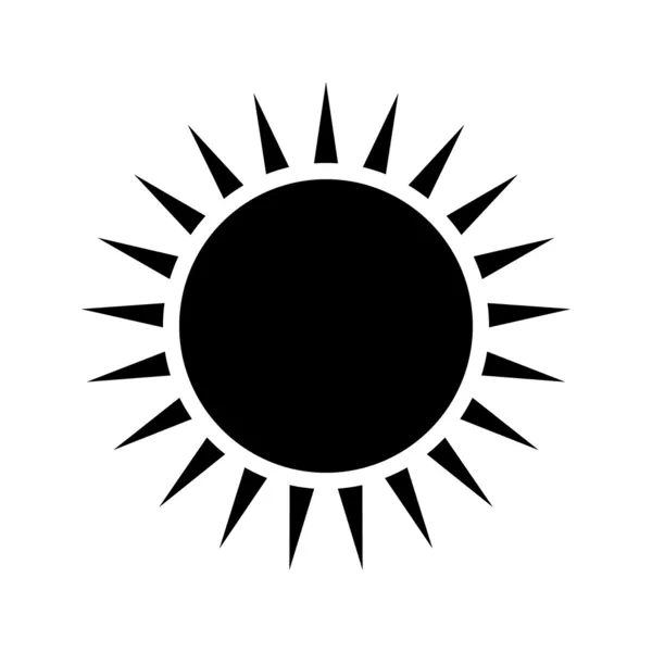 Icono del sol — Archivo Imágenes Vectoriales