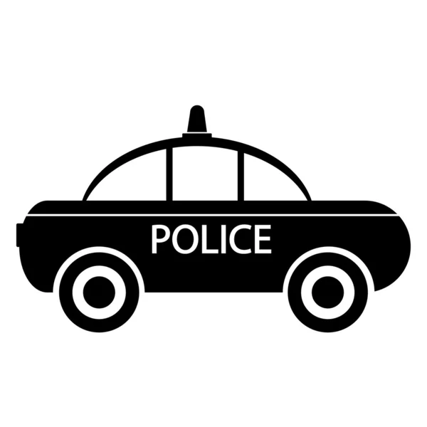 Icône de voiture de police — Image vectorielle