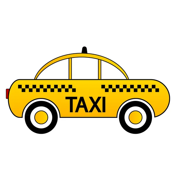 Taksi Araç Simgesi — Stok Vektör