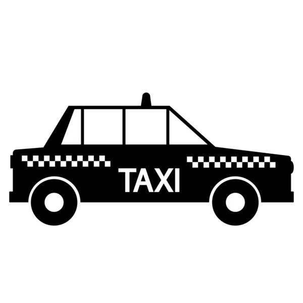 Ikona vozu taxi — Stockový vektor