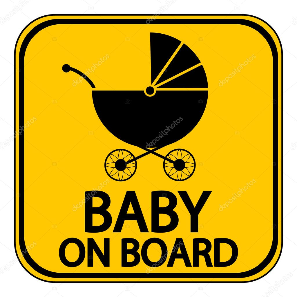 Baby on board sign