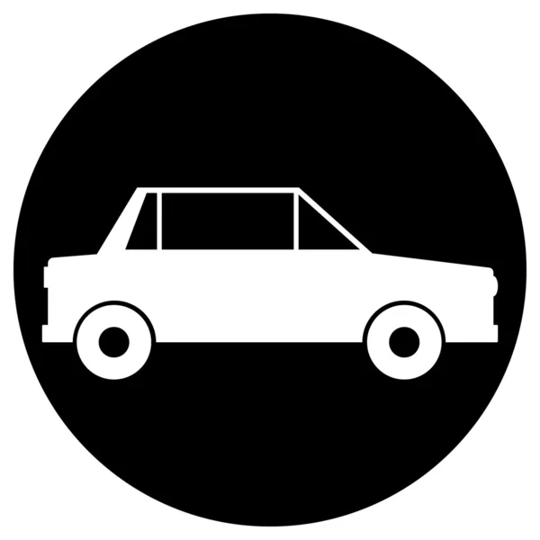 Botón coche — Vector de stock