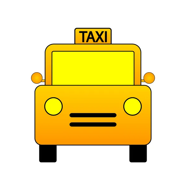 Taxi coche icono — Archivo Imágenes Vectoriales