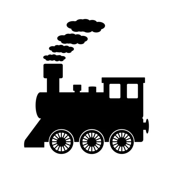 Icono de la locomotora — Vector de stock