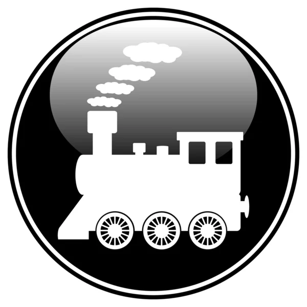 Bouton de locomotive — Image vectorielle