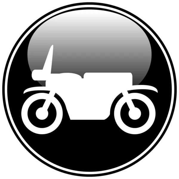 Bouton moto — Image vectorielle