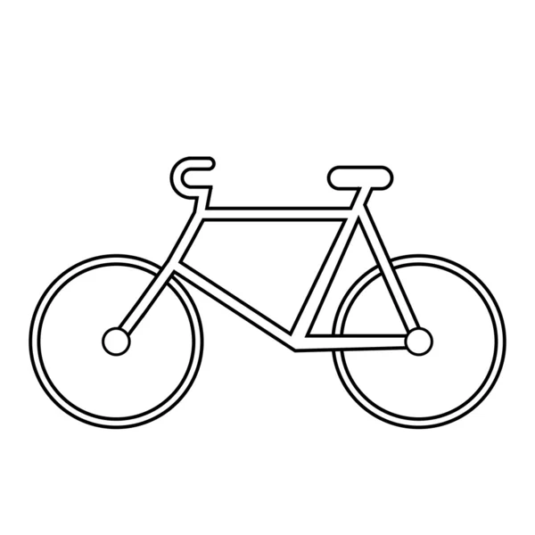 Icône de vélo — Image vectorielle