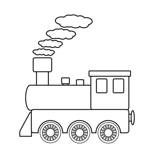 Signo de locomotora — Vector de stock